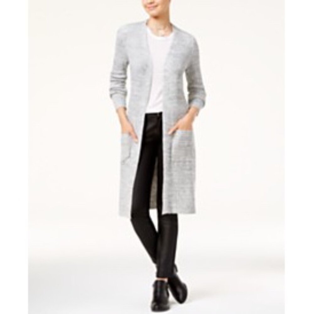 Almost Famous Juniors Belted Duster Cardigan Med
